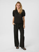 Neo Noir Odesa Linen Blouse 160264 Col. Black 100