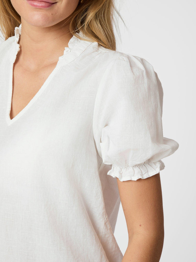 Neo Noir Odesa Linen Blouse 160264 Col. White 120