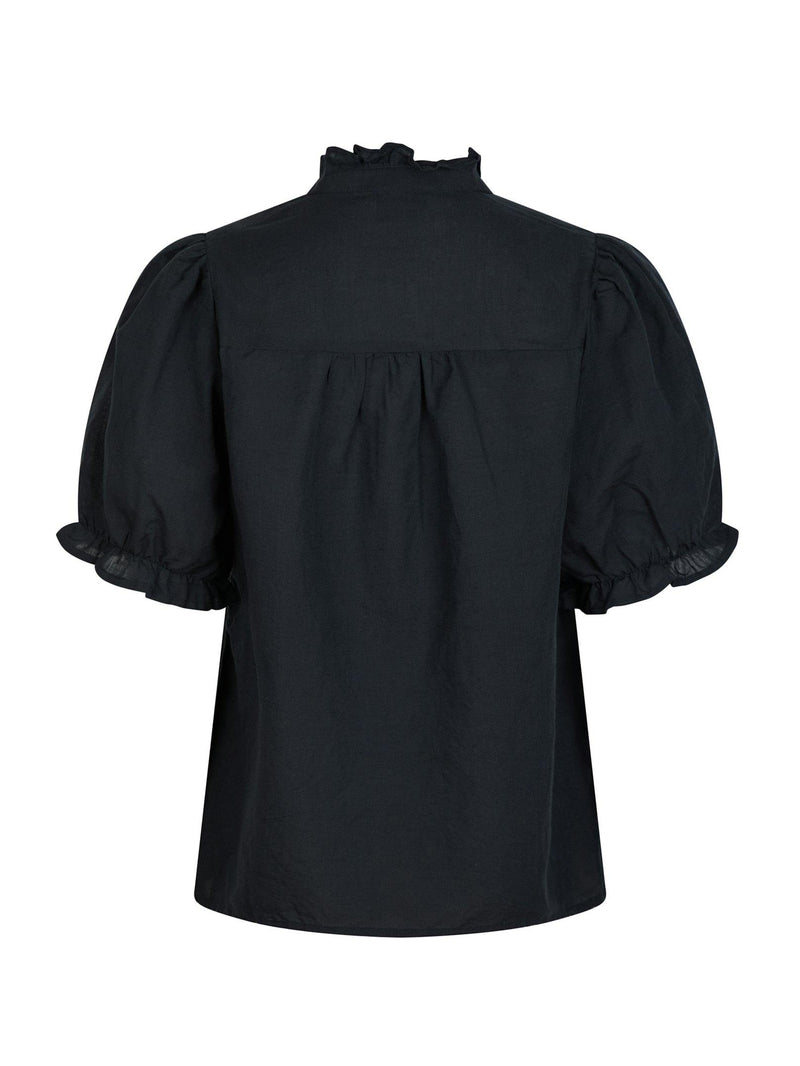 Neo Noir Odesa Linen Blouse 160264 Col. Navy 141