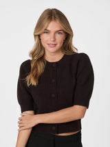Neo Noir Trudy Knit Cardigan 160760 Col. Brown 676