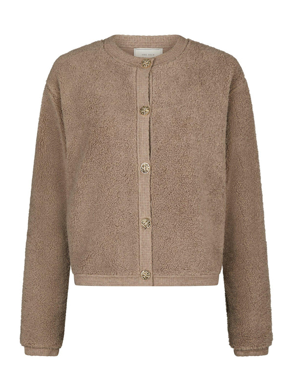 Neo Noir Limo Fluffy Knit Cardigan 161963 Col.125