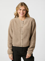 Neo Noir Limo Fluffy Knit Cardigan 161963 Col.125