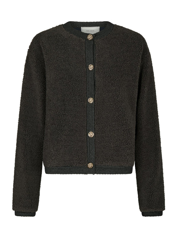 Neo Noir Limo Fluffy Knit Cardigan 161963 Col.132