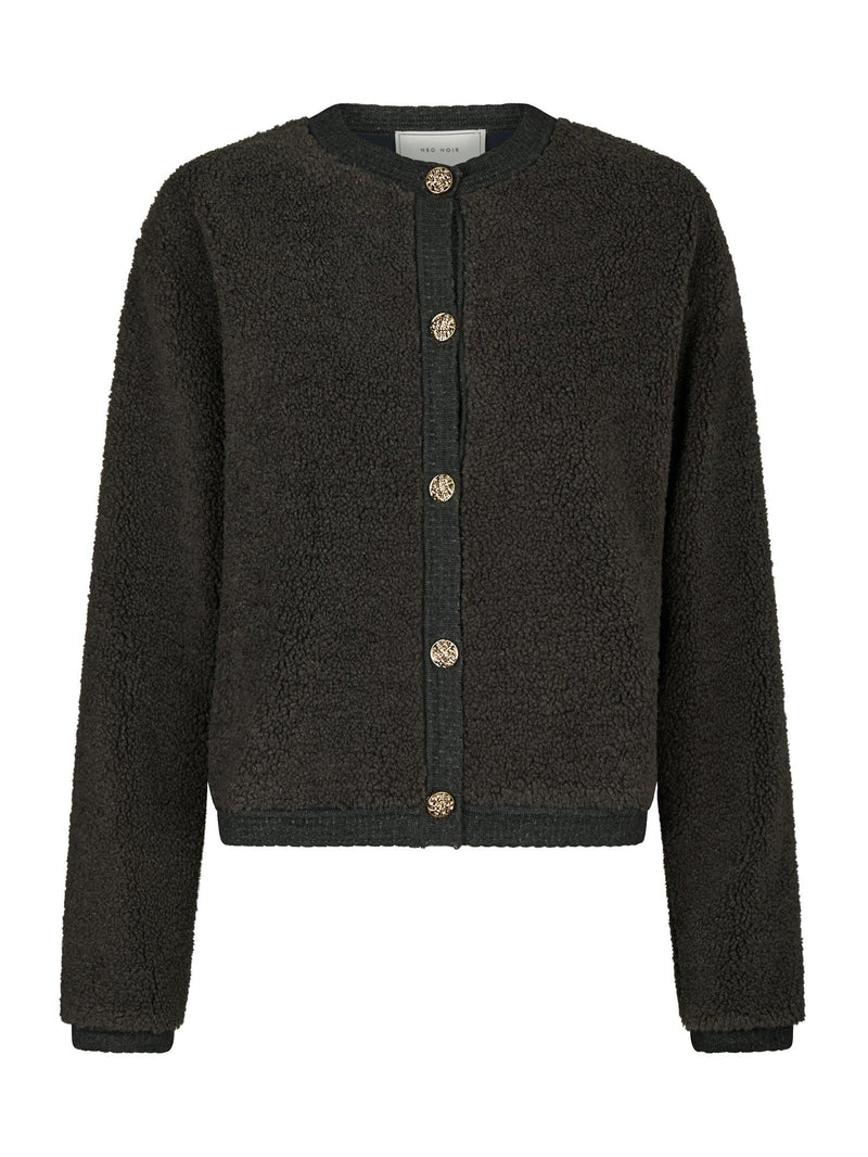 Neo Noir Limo Fluffy Knit Cardigan 161963 Col.132