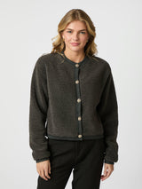 Neo Noir Limo Fluffy Knit Cardigan 161963 Col.132