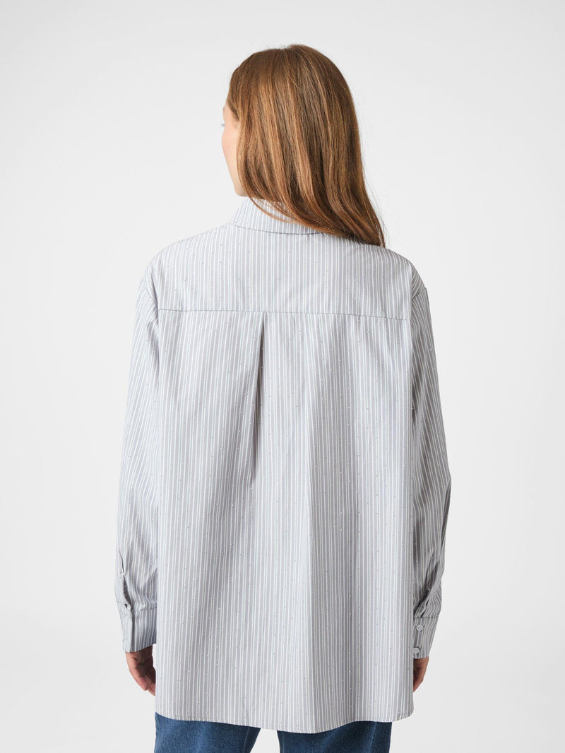 Neo Noir Dalma Stripe Stone Shirt 162109 Col. 131
