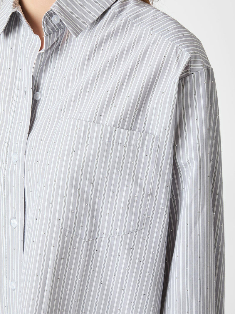 Neo Noir Dalma Stripe Stone Shirt 162109 Col. 131
