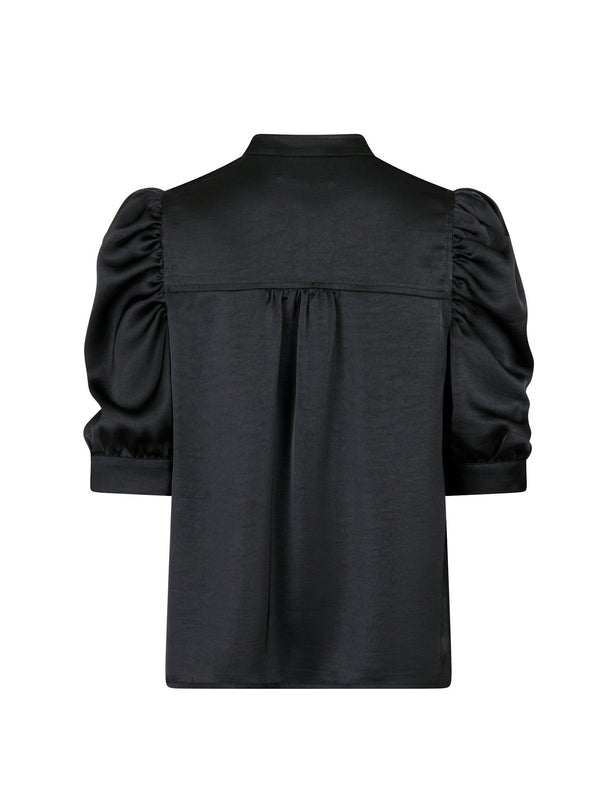 Neo Noir Bluse Roella Heavy Sort 100
