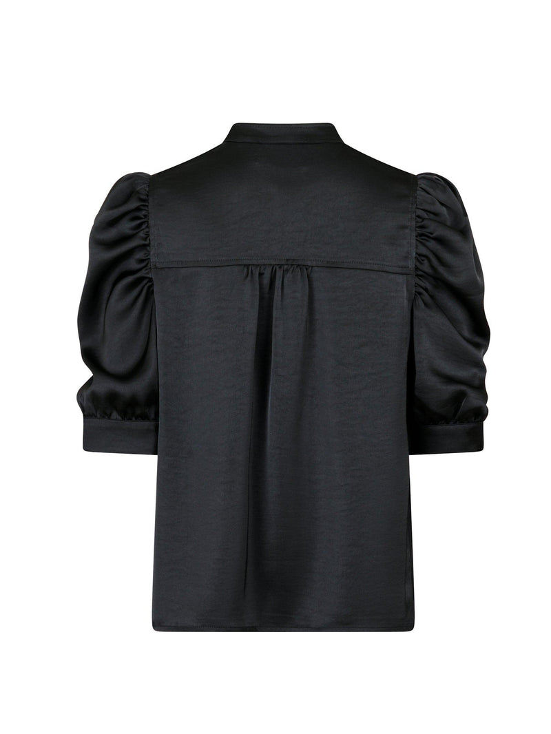 Neo Noir Bluse Roella Heavy Sort 100