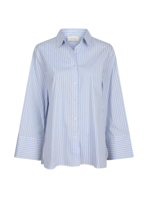 Neo Noir Skjorte Dita Mini Stripe 162706 Blå 145