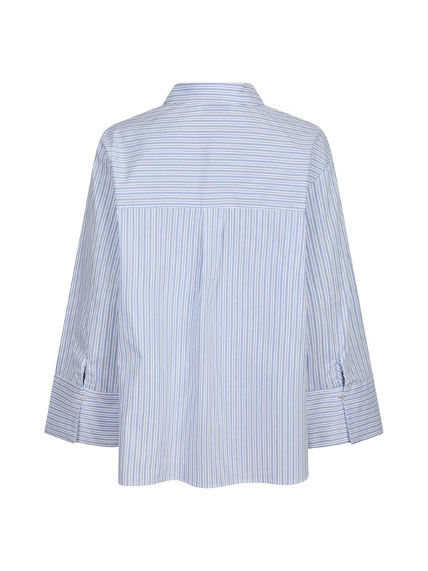 Neo Noir Skjorte Dita Mini Stripe 162706 Blå 145
