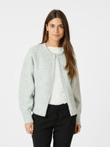 Neo Noir Cardigan Lilly Pearl 163563 Grå 103