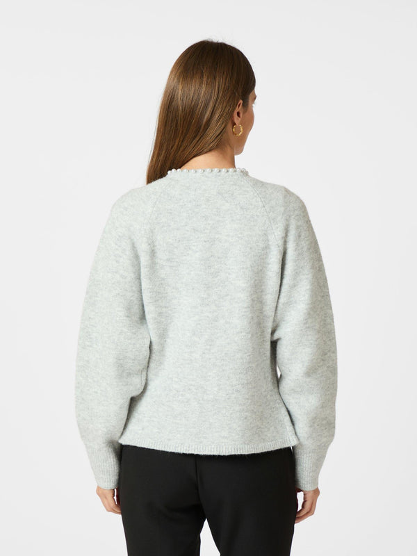 Neo Noir Cardigan Lilly Pearl 163563 Grå 103