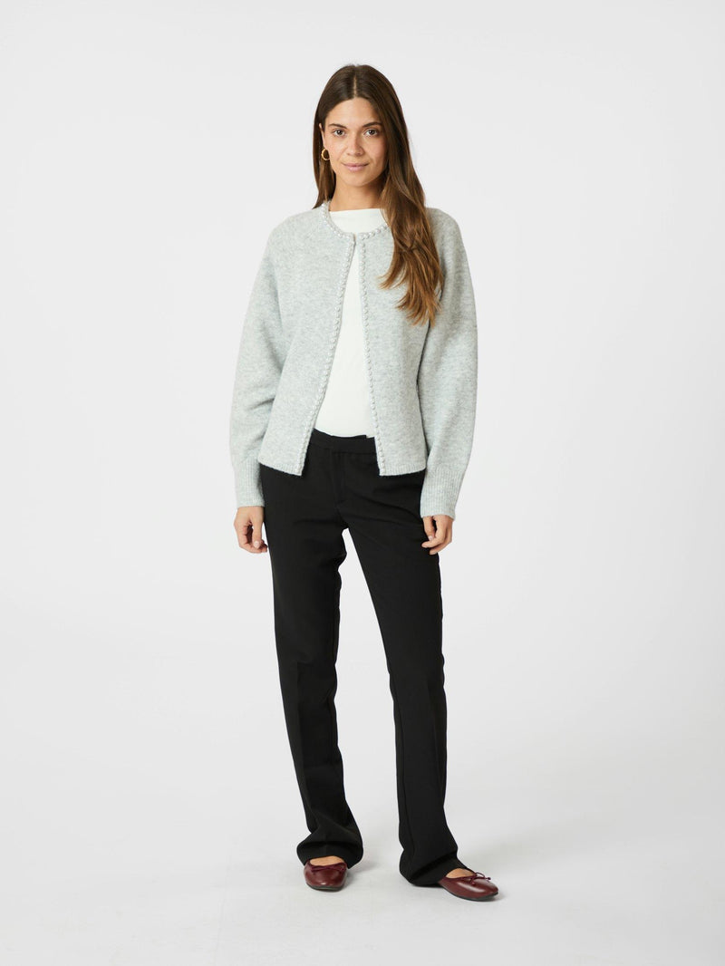 Neo Noir Cardigan Lilly Pearl 163563 Grå 103