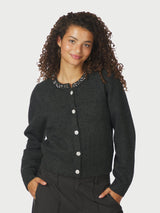 Neo Noir Marie Stone Knit Cardigan 163850 Col.132