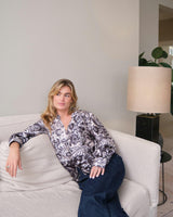 Neo Noir Bluse Massima Paisley 164308 Sand