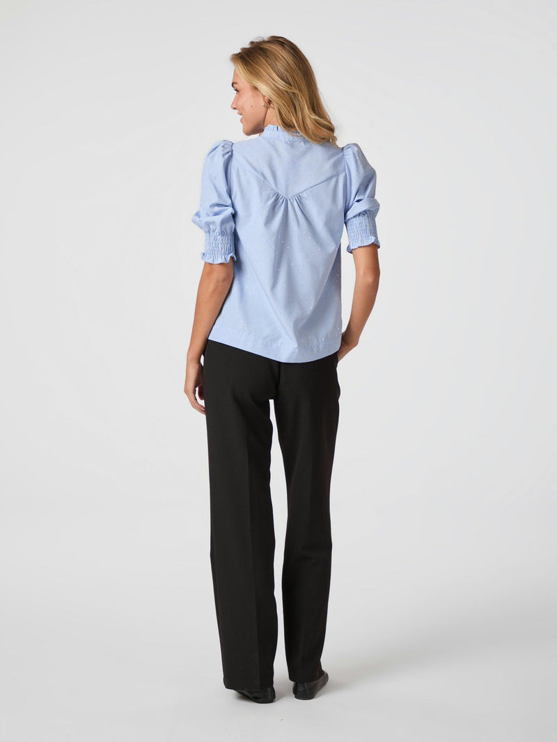 Neo Noir Diana B Stripe Stone Blouse Col. 145