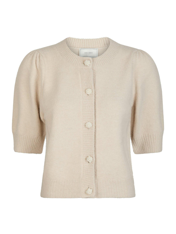 Neo Noir cardigan Trudy deco knit offwhite