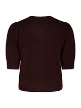 Neo Noir Trudy Deco Knit Cardigan 164514 Col. Wine