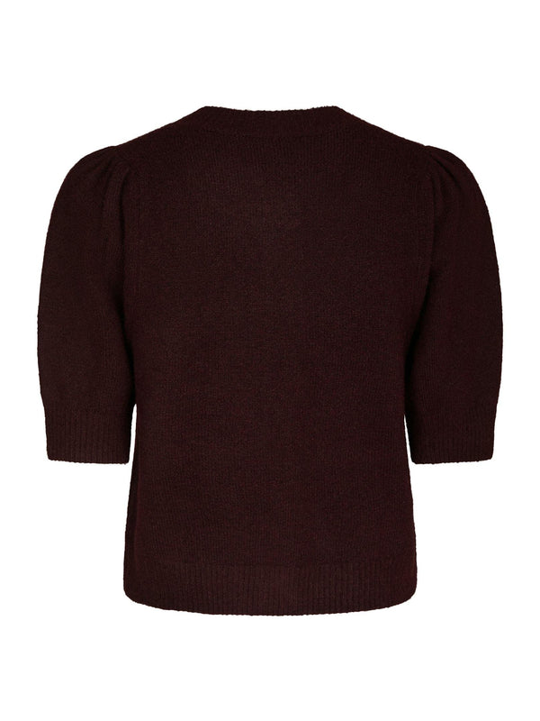 Neo Noir Trudy Deco Knit Cardigan 164514 Col. Wine