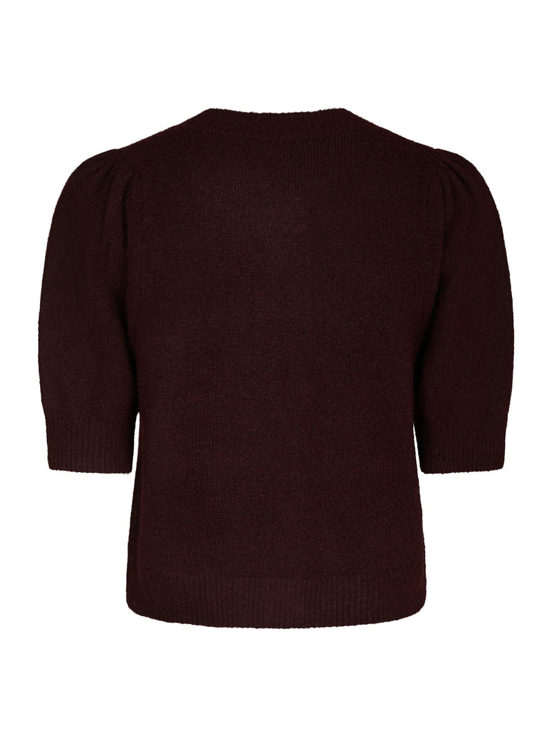 Neo Noir Trudy Deco Knit Cardigan 164514 Col. Wine