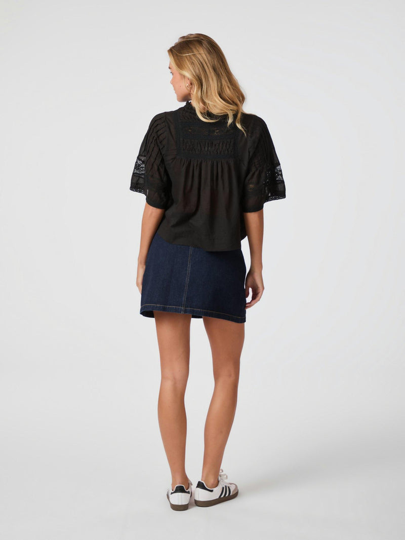Neo Noir Siama S Voile Blouse 164703 Col. 100