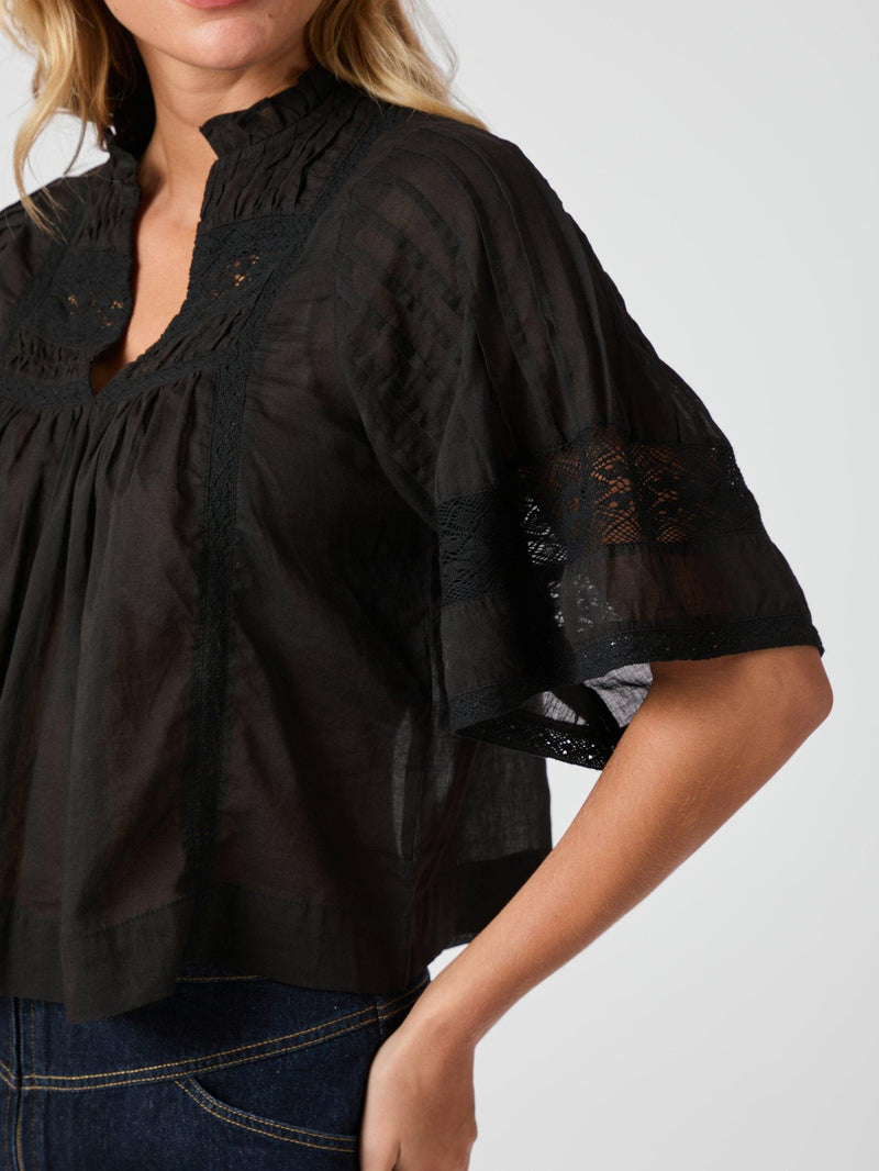 Neo Noir Siama S Voile Blouse 164703 Col. 100