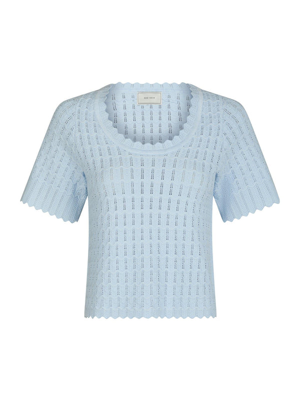 Neo Noir Meiko Solid Knit Blouse 164706 Col. 145