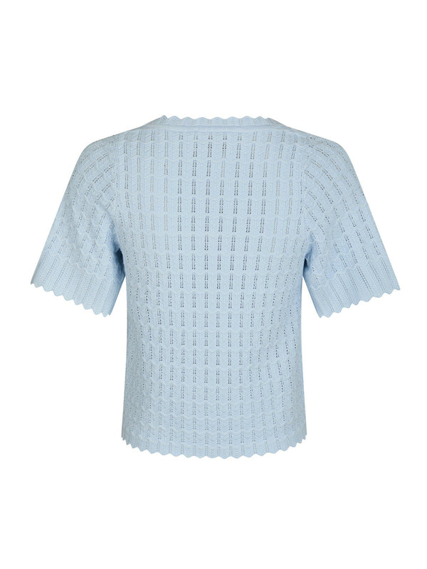 Neo Noir Meiko Solid Knit Blouse 164706 Col. 145