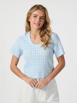 Neo Noir Meiko Solid Knit Blouse 164706 Col. 145