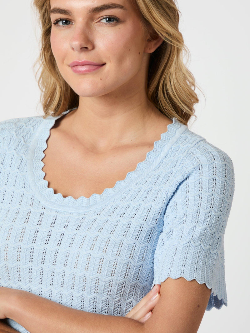 Neo Noir Meiko Solid Knit Blouse 164706 Col. 145