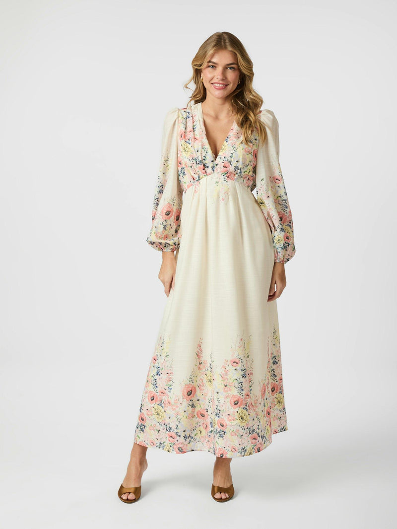 Neo Noir Silfi Flower Print Dress 164828 Col. 122