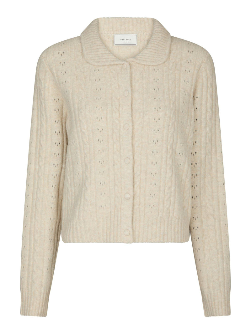 Neo Noir Emelie Knit Cardigan 164921 Col. Ivory