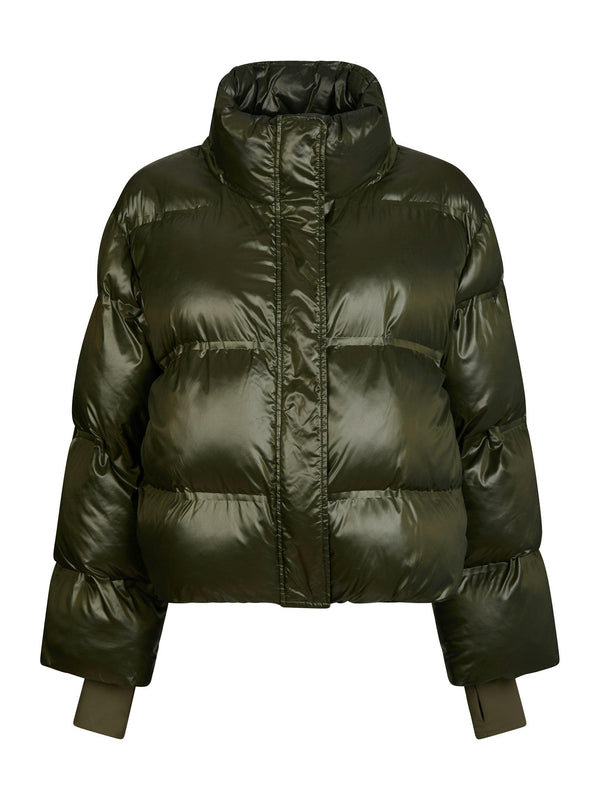 Neo Noir Rhea Shiny Jakke 165094. Col:Olive