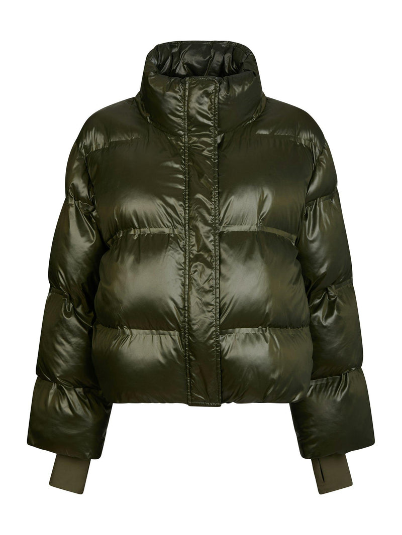 Neo Noir Rhea Shiny Jakke 165094. Col:Olive