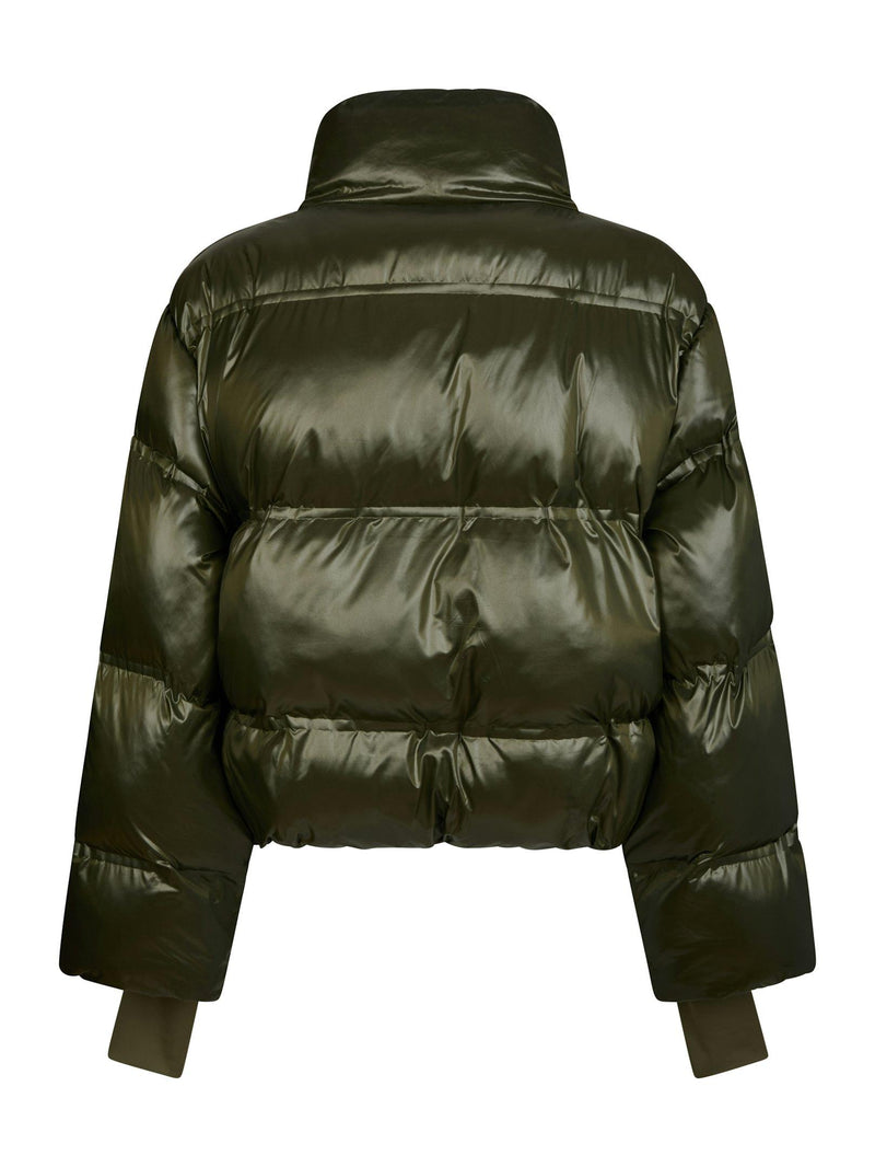 Neo Noir Rhea Shiny Jakke 165094. Col:Olive