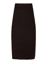 Neo Noir Hynne Knit Skirt 165392 Col. Dark Brown