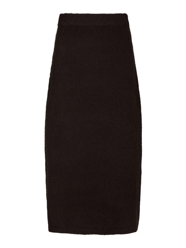 Neo Noir Hynne Knit Skirt 165392 Col. Dark Brown