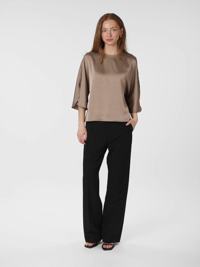 Neo Noir Liora Heavy Sateen Blouse 165567 Col.811