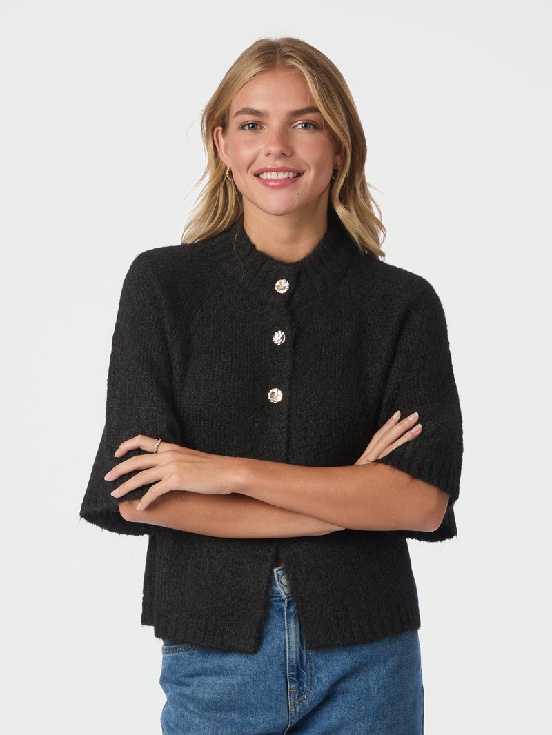 Neo Noir Benuta Fluffy Knit Cardigan 165816 Col. 676