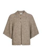 Neo Noir Benuta Fluffy Knit Cardigan 165816 Col. Beige Melange 976
