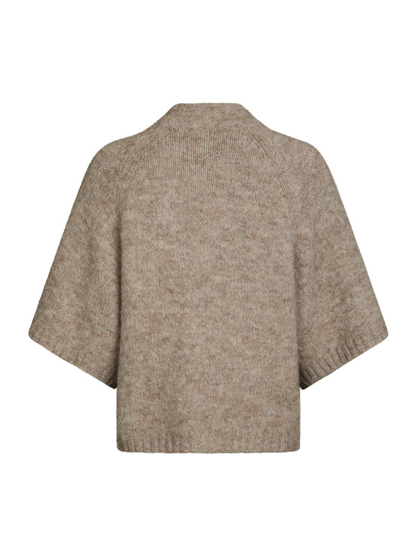 Neo Noir Benuta Fluffy Knit Cardigan 165816 Col. Beige Melange 976
