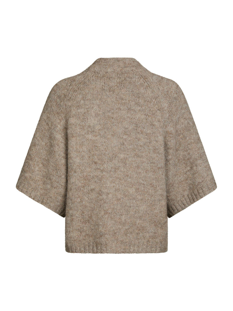 Neo Noir Benuta Fluffy Knit Cardigan 165816 Col. Beige Melange 976
