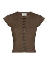 Neo Noir Todda Knit Tee 165831 Col. Brown Melange