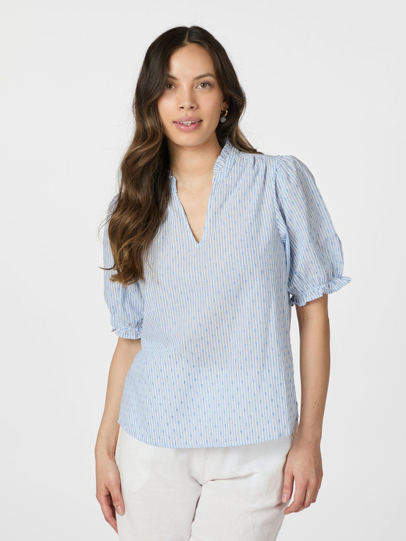 Neo Noir Odesa Dot Stripe Blouse 166039 Col. 145