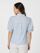 Neo Noir Odesa Dot Stripe Blouse 166039 Col. 145