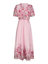 Neo Noir Serna Flower Print Dress new cols 166177 Col. Light Pink