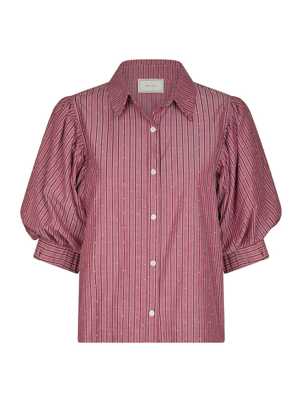 Neo Noir Etta Soft Stripe Stone Shirt 166416 Col: 393