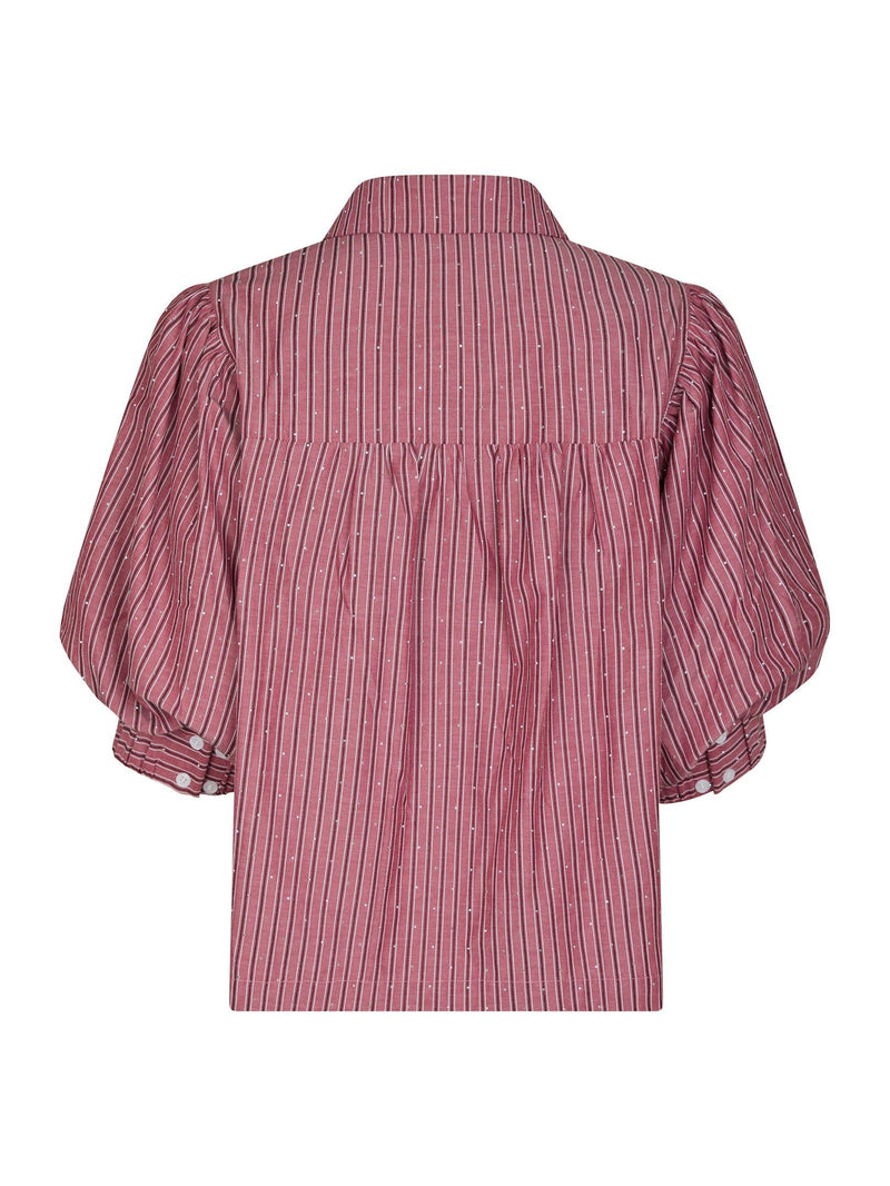 Neo Noir Etta Soft Stripe Stone Shirt 166416 Col: 393