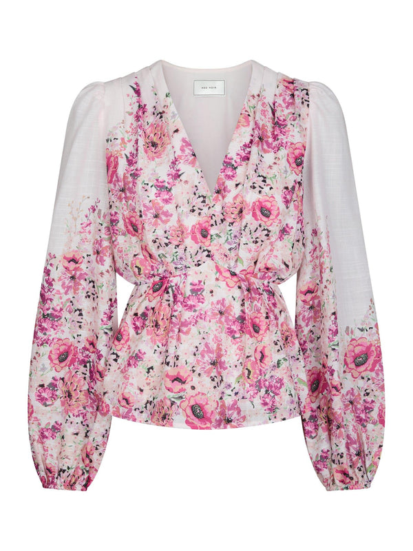 Neo Noir Fie Flower Print Blouse 166417 Col. 165
